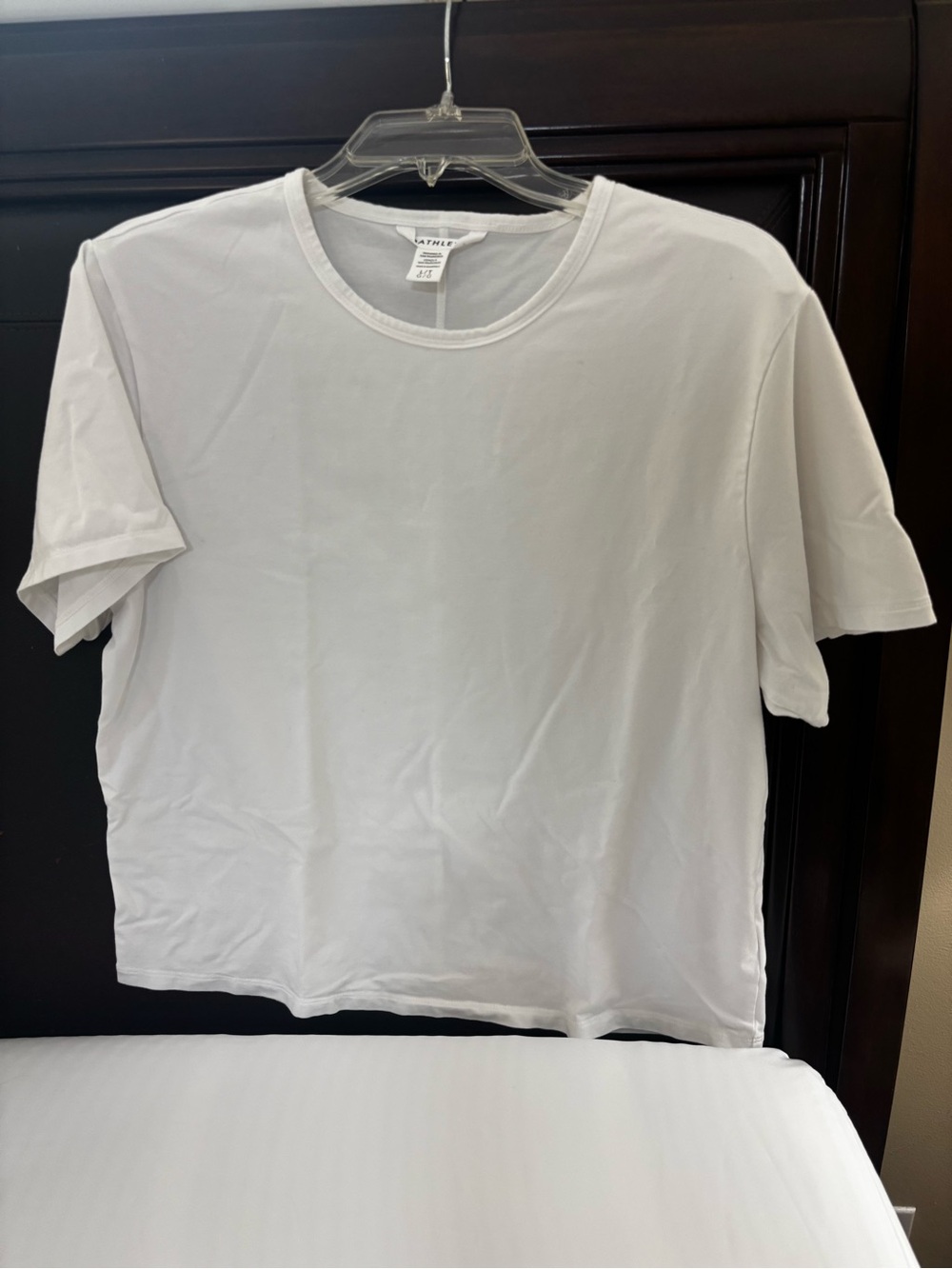 ATHLETA essential tee white LT